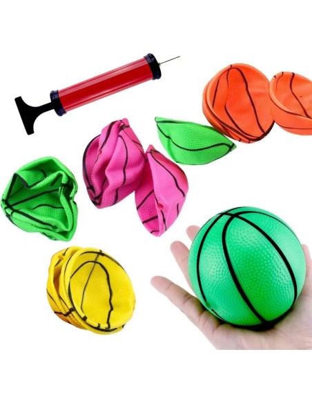 Balones de Baloncesto Mini Shindel 6 Pcs con Bomba