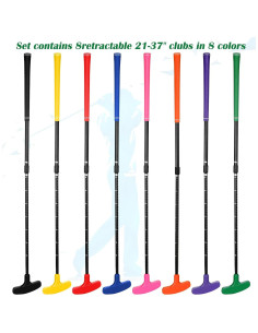 Set de 8 Palos de Golf Leyndo Ajustables para Adultos 2