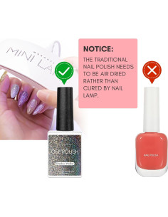 Lámpara UV LED Makartt Rosa 6W Portátil con Temporizador 60s 2