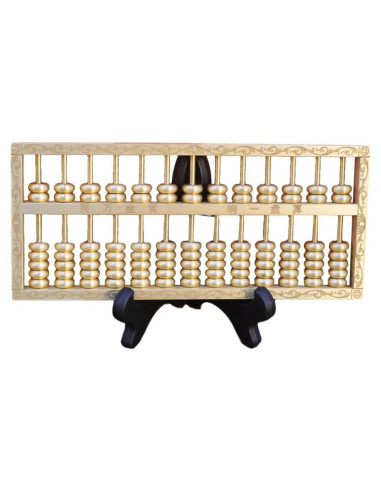 Ábaco de Latón Feng Shui 15x6cm Decoración para Hogar