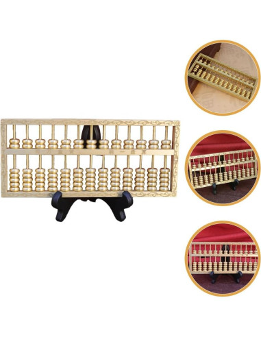 Ábaco de Latón Feng Shui 15x6cm Decoración para Hogar