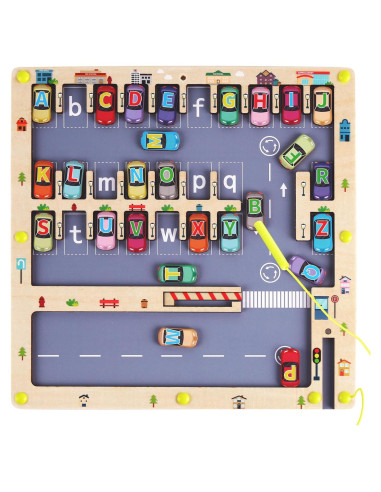 Rompecabezas Magnético de Letras Nashrio 30x30 cm Educativo