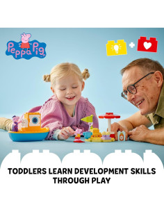 LEGO DUPLO Peppa Pig Viaje en Barco Juguete Acuático 23 Piezas 2