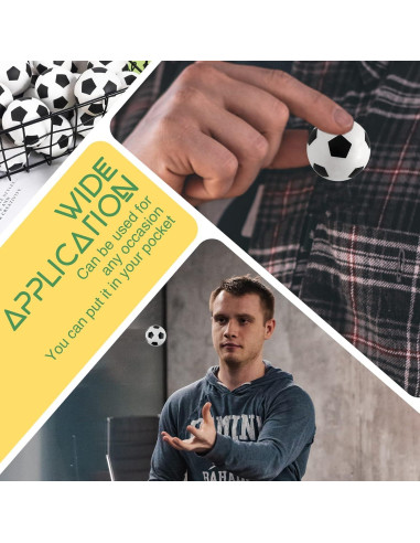 30 Pelotas de Fútbol Rebotadoras Xeehwb 27mm para Estrés