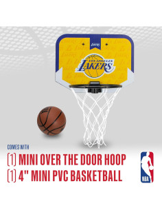 Aro de Baloncesto Mini Franklin Sports NBA Lakers Interior 2