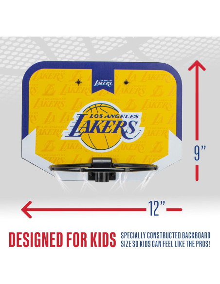 Aro de Baloncesto Mini Franklin Sports NBA Lakers Interior