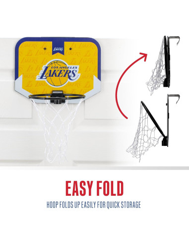 Aro de Baloncesto Mini Franklin Sports NBA Lakers Interior