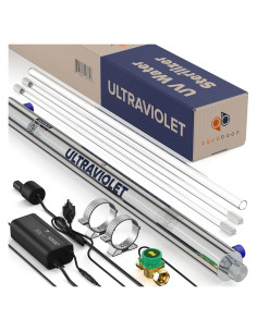 Purificador de Agua UV AQUABOON 55W 45,42 LPM con Sensor