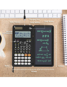 Calculadora Científica NEWYES 991EX con Bloc de Notas 552 Funciones 2