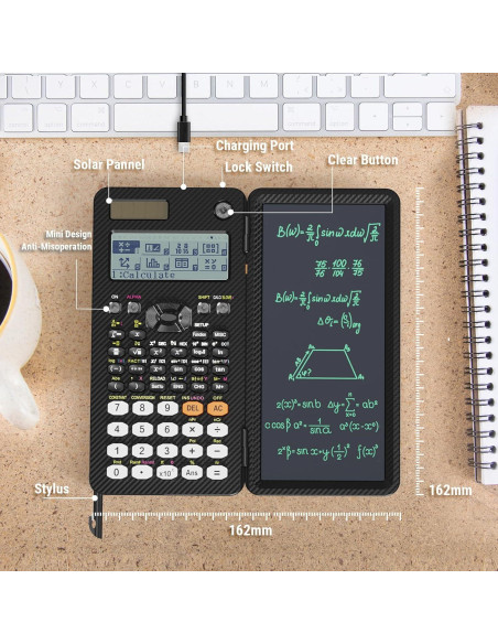 Calculadora Científica NEWYES 991EX con Bloc de Notas 552 Funciones