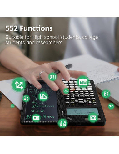 Calculadora Científica NEWYES 991EX con Bloc de Notas 552 Funciones