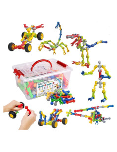 Juguetes de Construcción Huaker 125 Piezas Educativos