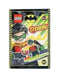 Minifigura LEGO Robin con Hoverboard - DC Batman 2