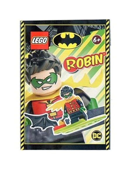 Minifigura LEGO Robin con Hoverboard - DC Batman Minifigura LEGO Robin con Hoverboard - DC Batman