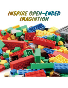 1500 Piezas Ladrillos de Construcción HUIZDQ Multicolor 2