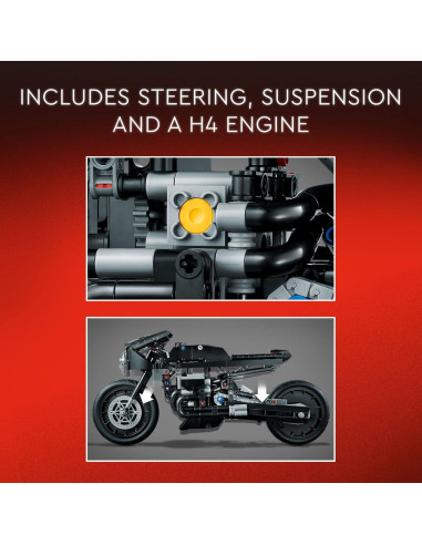 LEGO Technic Batman Batcycle 42155 - Motocicleta 641 Piezas