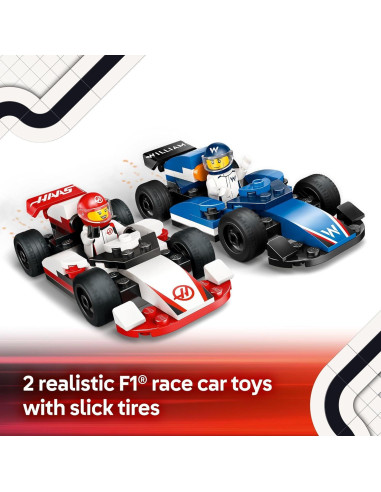 LEGO City F1 Williams Racing y Haas - Set de Coches 60464