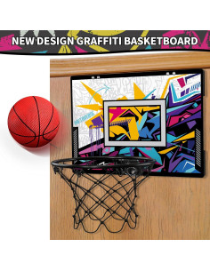 Aro de Baloncesto HYES Graffiti 38 cm para Interior y Exterior 2