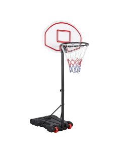 Aro de Baloncesto Portátil Yaheetech Ajustable 1.58-2.13m
