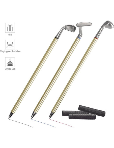 Juego de Bolígrafos de Golf Mini Juboury con Pelotas y Bandera