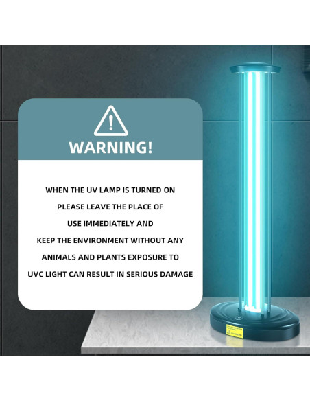 Purificador de Aire UV 100W JTAPURE, Desinfección Eficaz