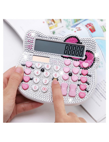 Calculadora Solar Hello Kitty Xinyu 12 Dígitos Creativa