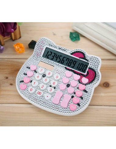 Calculadora Solar Hello Kitty Xinyu 12 Dígitos Creativa