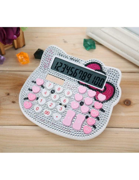 Calculadora Solar Hello Kitty Xinyu 12 Dígitos Creativa