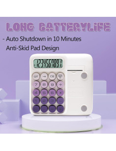 Calculadora Exlliy Q13 Mecánica 10 Dígitos Pantalla Grande 2