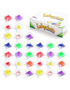Juego de Laberinto IQ Balance Zanshen 24 Pcs 3D Puzzle