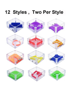 Juego de Laberinto IQ Balance Zanshen 24 Pcs 3D Puzzle 2