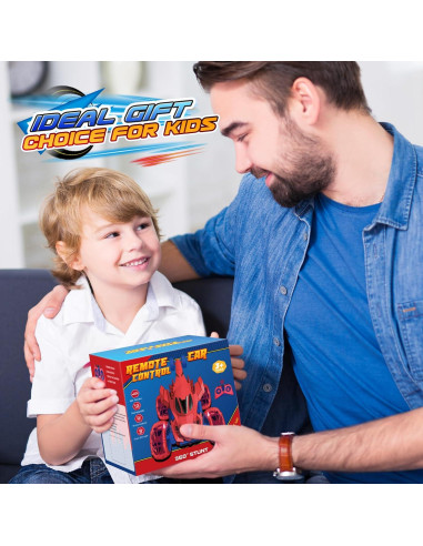 Coche RC Acrobático HCHILDHOOD 2.4GHz con Ruedas LED