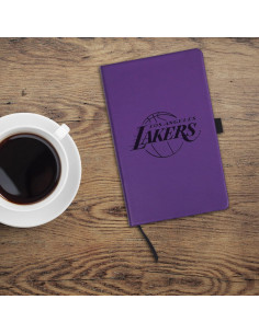 Bloc de Notas Rico Industries Lakers Grabado a Láser 13x21cm 2