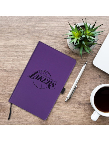 Bloc de Notas Rico Industries Lakers Grabado a Láser 13x21cm