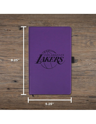 Bloc de Notas Rico Industries Lakers Grabado a Láser 13x21cm
