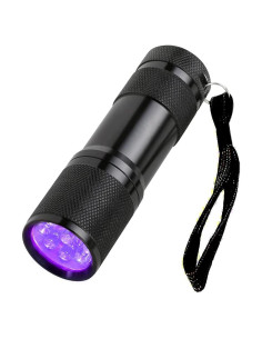 Linterna UV SLTG2020 12 LED Luz Negra 395 nm Compacta