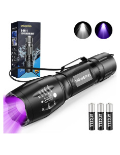 Linterna UV MOWETOO LE-8613d LED 2 en 1 Portátil