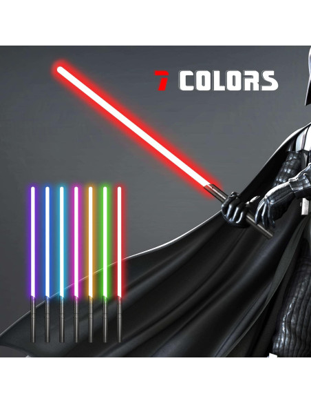 Sable de Luz RGB 72.9 cm Recargable USB con Sonido