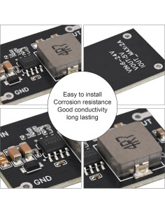 6 Módulos Convertidores Buck DC-DC 6-24V a 5V 2A QEBIDUM 2