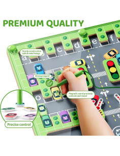 Rompecabezas Magnético ZHIWUZHU Alfabeto 30x26 cm 2