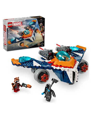 LEGO Marvel Warbird Rocket vs. Ronan - Juguete Construible 8+