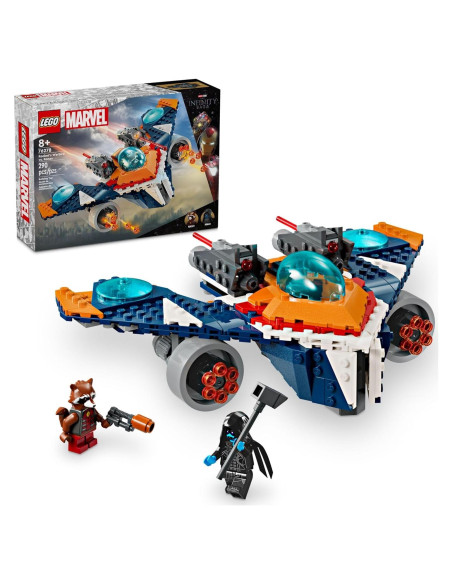 LEGO Marvel Warbird Rocket vs. Ronan - Juguete Construible 8+