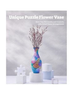 Rompecabezas 3D Pintoo Jarrón Floral 160 Piezas Colorido 2