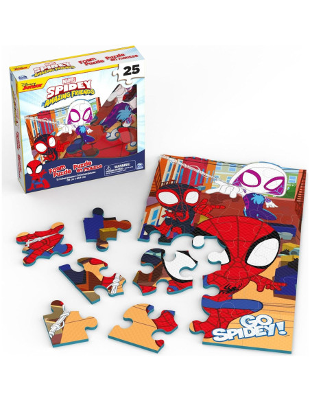 Rompecabezas de Espuma Spin Master Marvel Spidey 25 Piezas Rompecabezas de Espuma Spin Master Marvel Spidey 25 Piezas