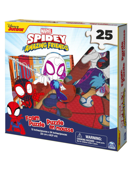 Rompecabezas de Espuma Spin Master Marvel Spidey 25 Piezas Rompecabezas de Espuma Spin Master Marvel Spidey 25 Piezas