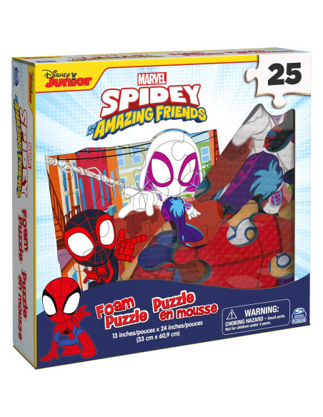 Rompecabezas de Espuma Spin Master Marvel Spidey 25 Piezas Rompecabezas de Espuma Spin Master Marvel Spidey 25 Piezas