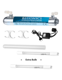Purificador de Agua Bluonics UV 0.5 GPM para Ósmosis Inversa