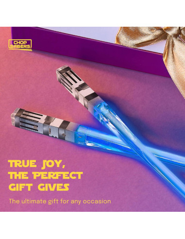 Palillos de Sable de Luz LED ChopSabers 26 cm 8 Modos Color