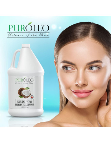 Aceite de Coco Fraccionado PUROLEO 1900 ML 100% Natural