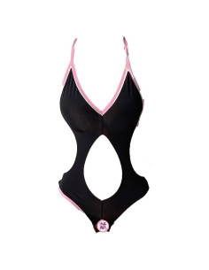 Bodysuit Sexy de Cosplay para Mujeres - Traje de Baño Monokini Negro